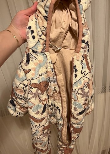 Kahverengi Desenli Bebek Kayak Tulumu - Görsel 2