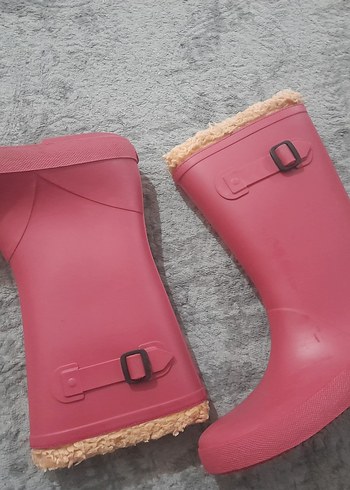 Kız Çocuk Pembe Lastik Botlar