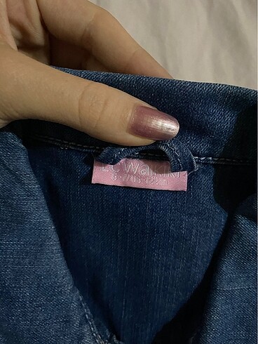 6 Yaş Beden lcw kız çocuk kot yelek