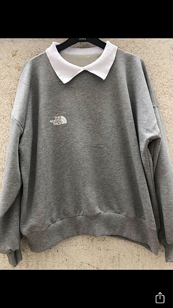 Diğer Gri yakalı sweatshirt