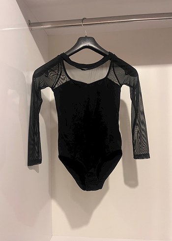 Siyah tül body