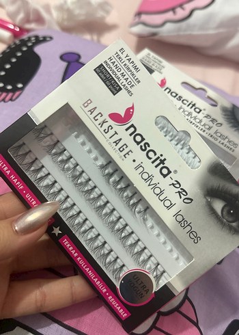 Nascita-Pro El Yapımı Siyah Takma Kirpik - Görsel 4