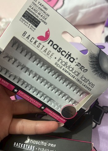 Nascita-Pro El Yapımı Siyah Takma Kirpik - Görsel 3