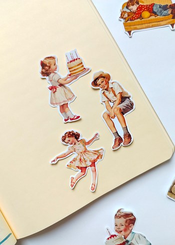 Çocukluk Sticker Seti 3 - Görsel 2