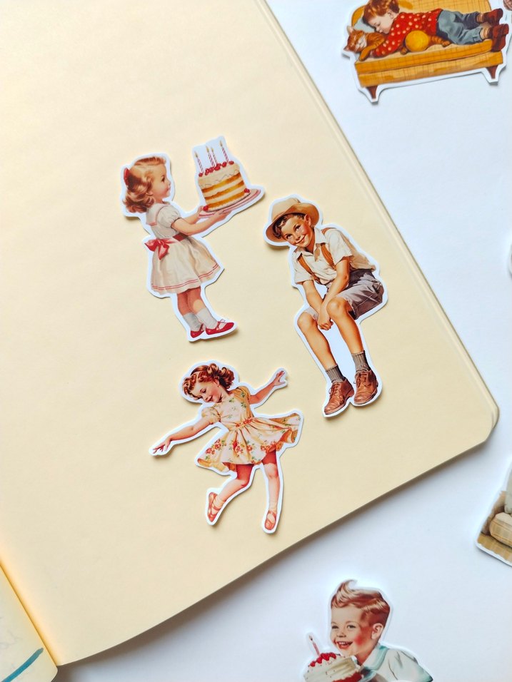 Çocukluk Sticker Seti 3 - Görsel 2