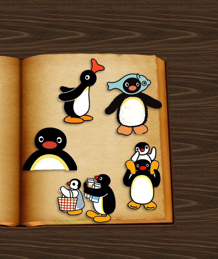 Pingu Çıkartma Seti - Görsel 2