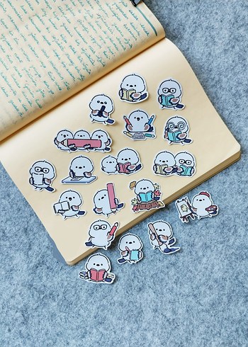 Shima Enaga Sticker Seti - Görsel 2