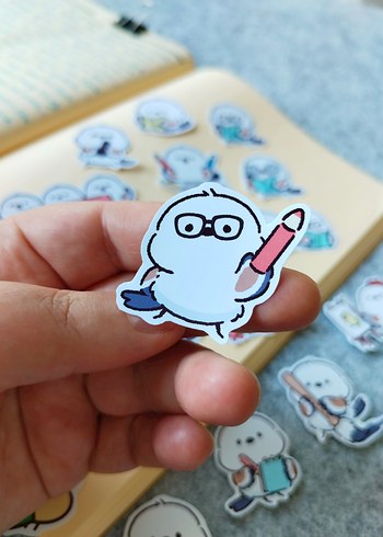 Shima Enaga Sticker Seti - Görsel 3