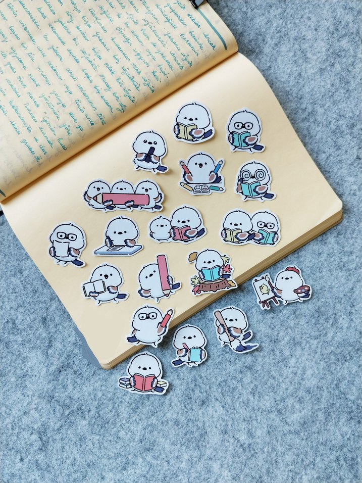 Shima Enaga Sticker Seti - Görsel 2