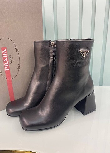 New ???? Prada Ankle Boot Hakiki Deri 