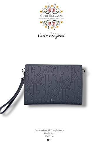 Dior Dior Hakiki Deri Lacivert Erkek Cüzdan