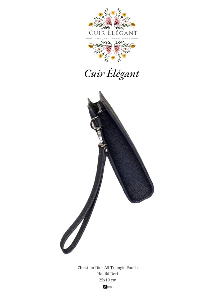 Dior Hakiki Deri Lacivert Erkek Cüzdan - Görsel 4