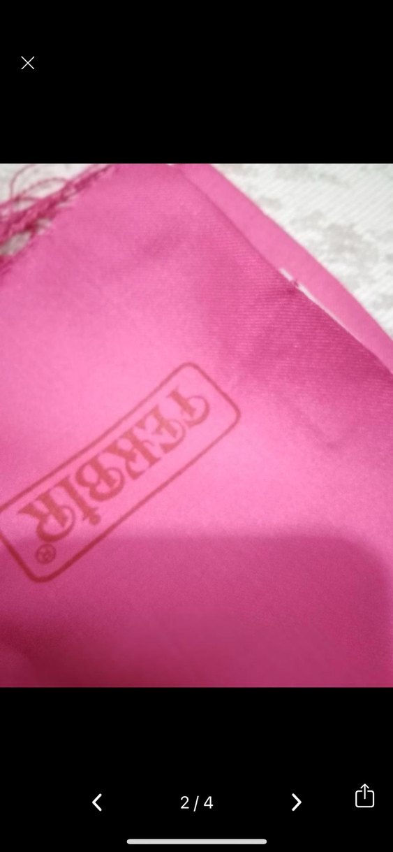 Pembe Kadın Şal İpek yüzde yüz tekbir marka - Görsel 2