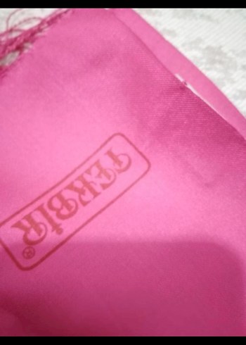 Pembe Kadın Şal yüzde yüz ipek - Görsel 2