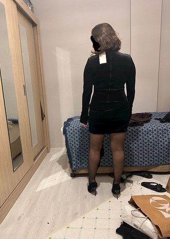 Kadife elbise - Görsel 2