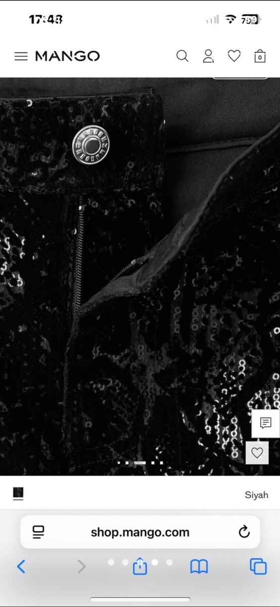 Mango kadife pantolon - Görsel 2