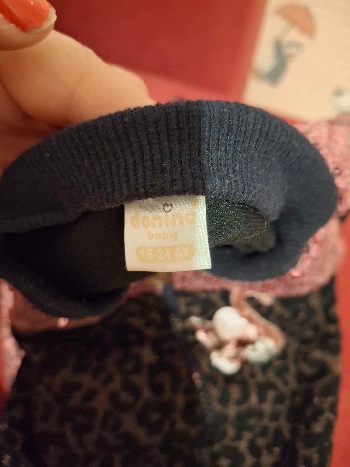 Kız Çocuk Yılan Desenli Dantel Detaylı Eşofman - Görsel 5