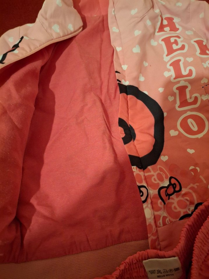 Kız Çocuk Pembe Hello Kitty Eşofman Takımı - Görsel 3