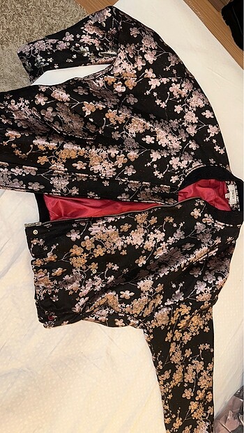 Twist bomber ceket