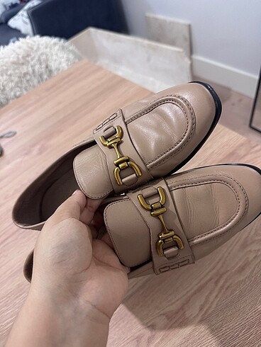 38 Beden camel Renk Zara loafer BABET