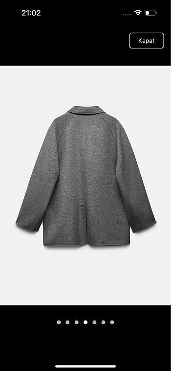 s Beden Zara yün blazer ceket