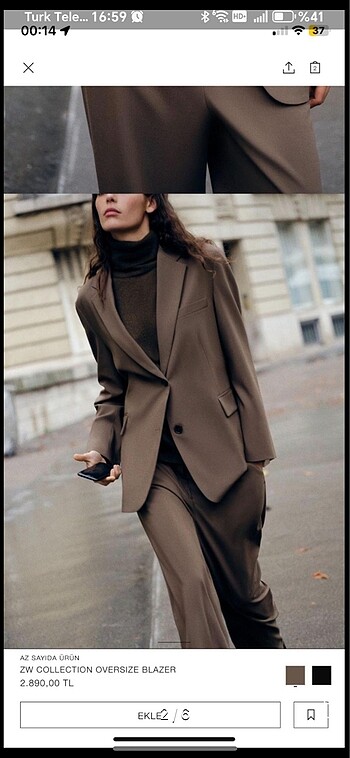 Zara blazer ceket