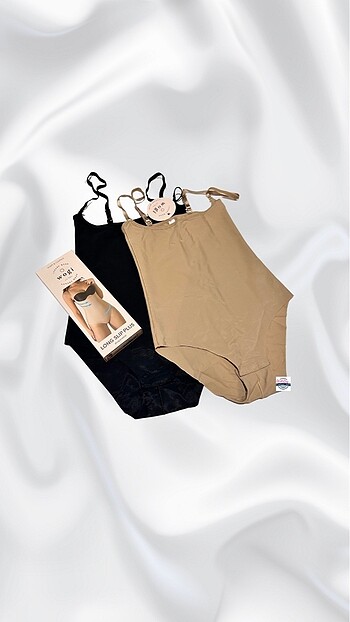 Wogi 204 Lazer Kesim Askılı Slip Tüm Vücut Korse