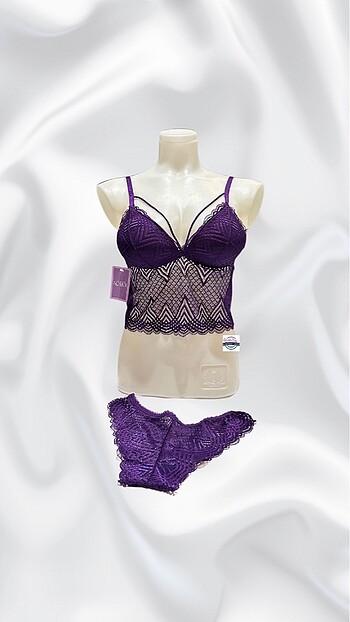 Somor 7101 Dantel Bralet Sutyen Takımı