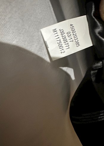 Siyah Deri Biker Ceket, Kemerli, Uzun Kollu - Görsel 5