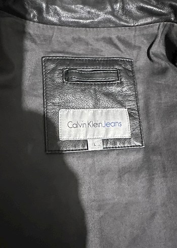 Siyah Deri Biker Ceket, Kemerli, Uzun Kollu - Görsel 4