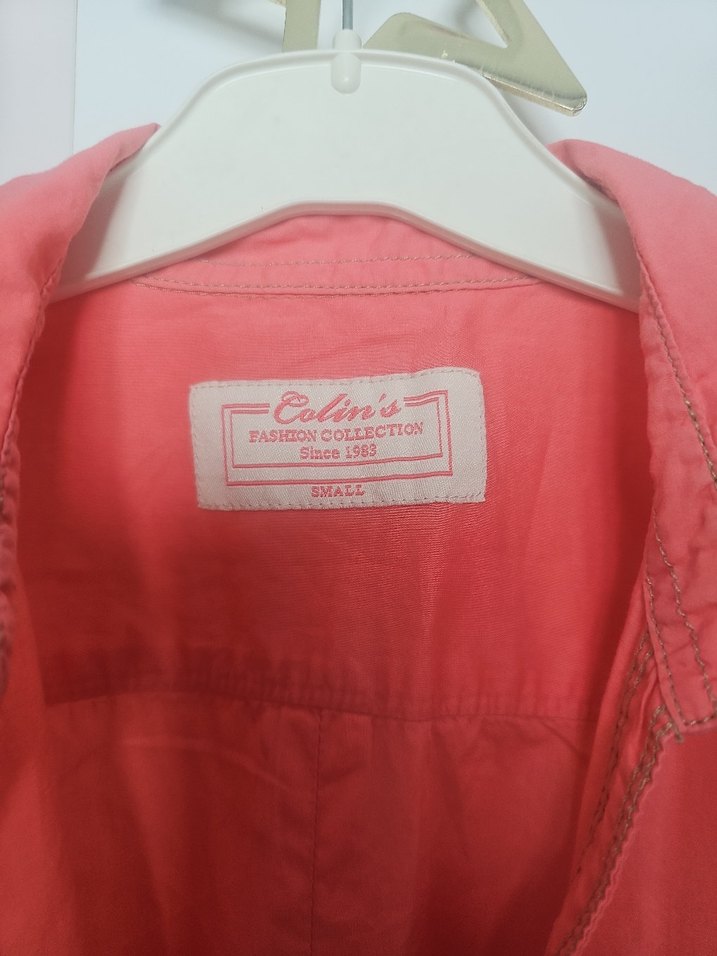 turuncu Pamuklu Kadın Gömlek - Görsel 5