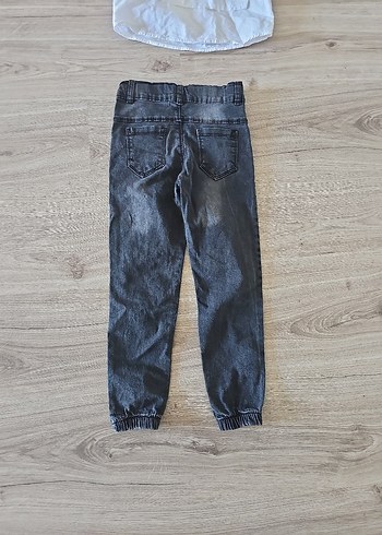 Kapüşonlu Beyaz Kısa Kollu Bebek Takımı - Görsel 8