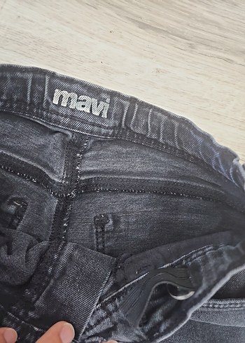 siyah Bol Kesim Midi Denim koz çocuk jean - Görsel 5