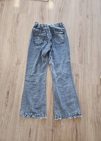 Mavi kız çocuk Pantolon - Görsel 5