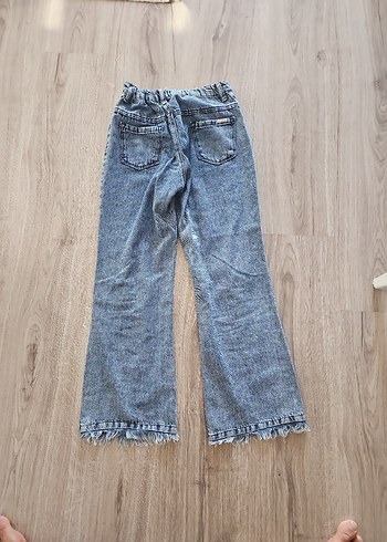 Mavi kız çocuk Pantolon - Görsel 6