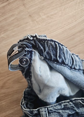 Mavi kız çocuk Pantolon - Görsel 9