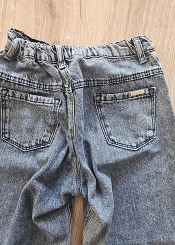 Mavi kız çocuk Pantolon - Görsel 7