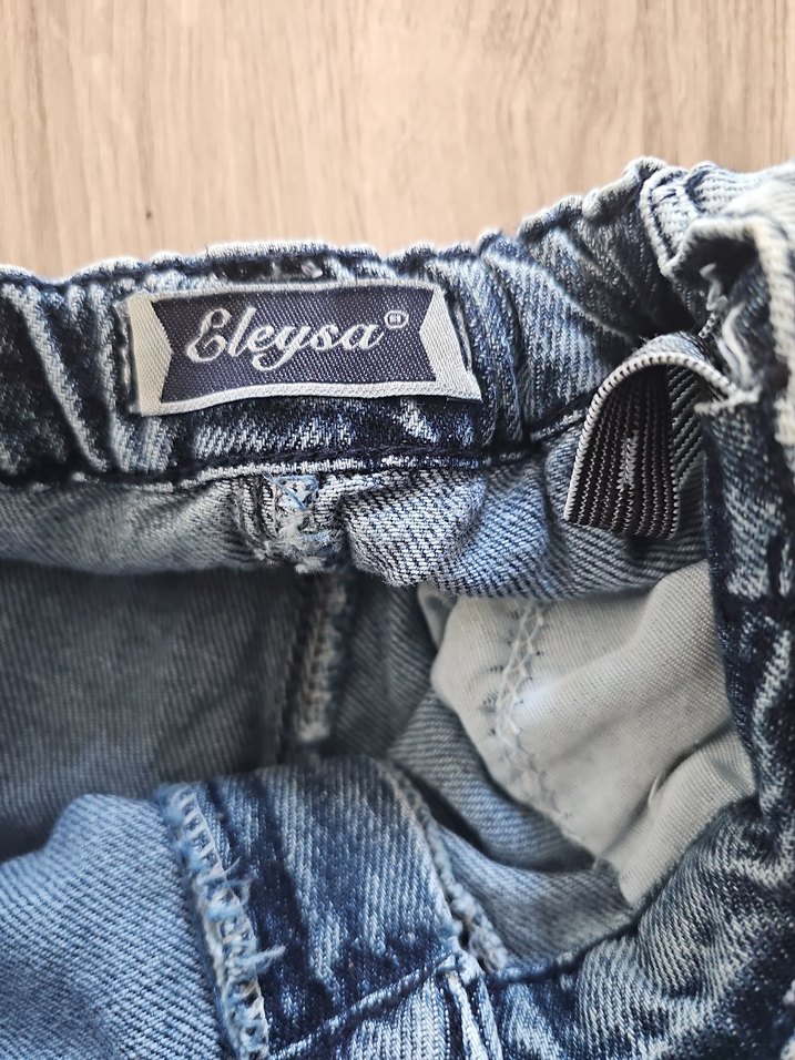 Mavi kız çocuk Pantolon - Görsel 4