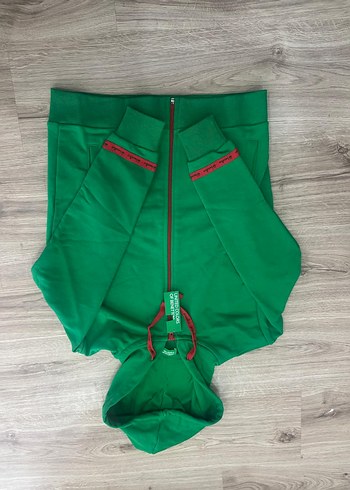 Kadın Yeşil Fermuarlı Sweatshirt - Görsel 9