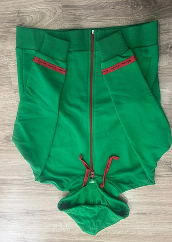 Kadın Yeşil Fermuarlı Sweatshirt - Görsel 13