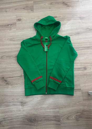 Kadın Yeşil Fermuarlı Sweatshirt - Görsel 11