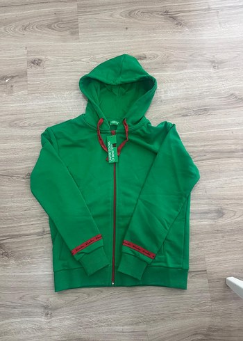 Kadın Yeşil Fermuarlı Sweatshirt - Görsel 10