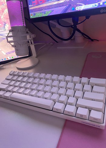 Akko Monsgeek Fun60 Beyaz Oyuncu Klavyesi - Görsel 7