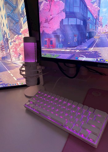 Akko Monsgeek Fun60 Beyaz Oyuncu Klavyesi - Görsel 2