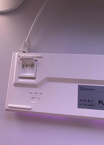 Akko Monsgeek Fun60 Beyaz Oyuncu Klavyesi - Görsel 5