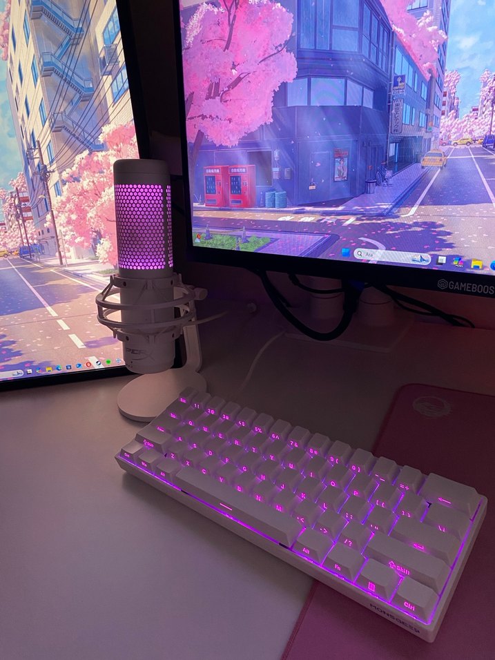 Akko Monsgeek Fun60 Beyaz Oyuncu Klavyesi - Görsel 2