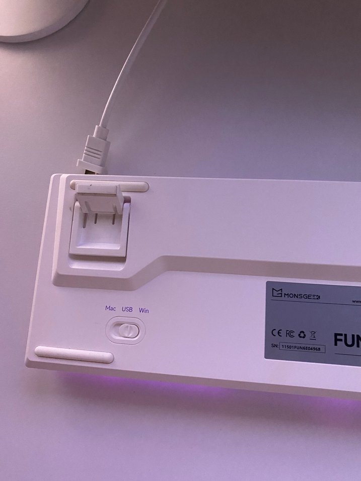 Akko Monsgeek Fun60 Beyaz Oyuncu Klavyesi - Görsel 5