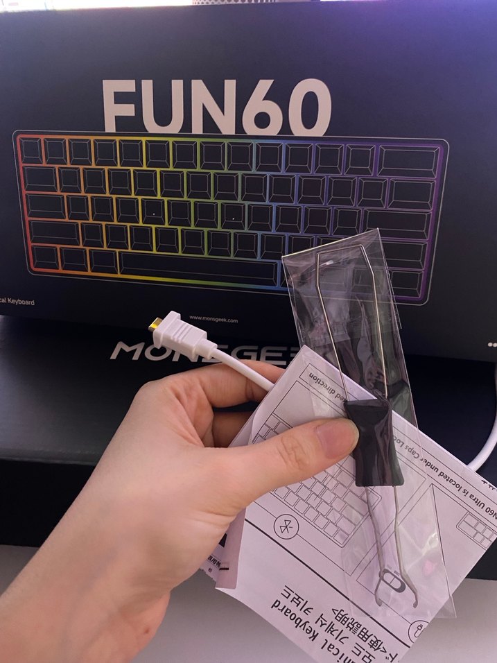 Akko Monsgeek Fun60 Beyaz Oyuncu Klavyesi - Görsel 4