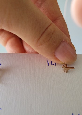 paslanmaz çelik rose çivi piercing küpe - Görsel 7