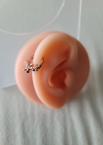 paslanmaz çelik rose halka piercing küpe - Görsel 14